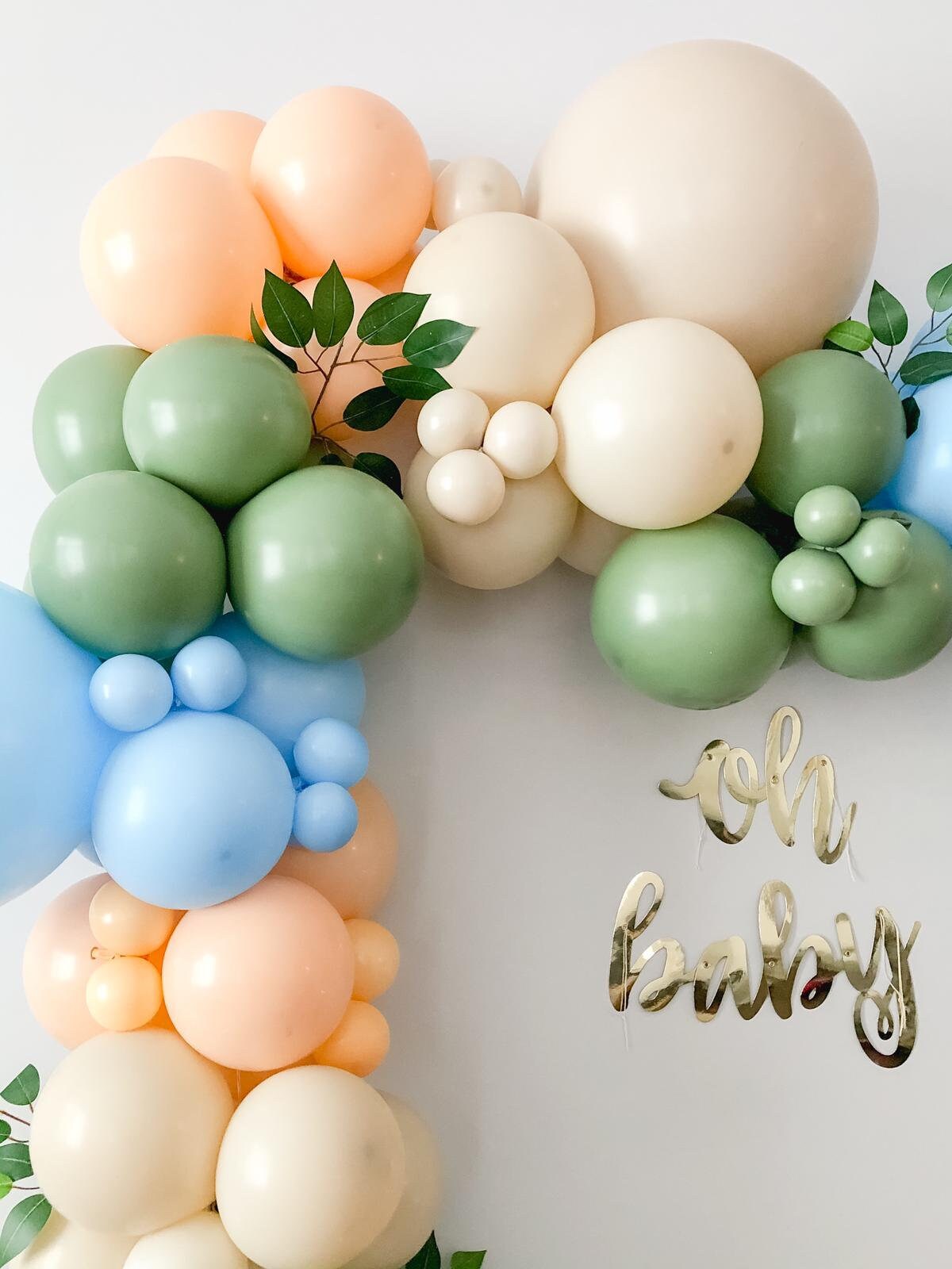 Balloon Garland Review DIY, Frozen Balloon Garland DIY, Tutorial