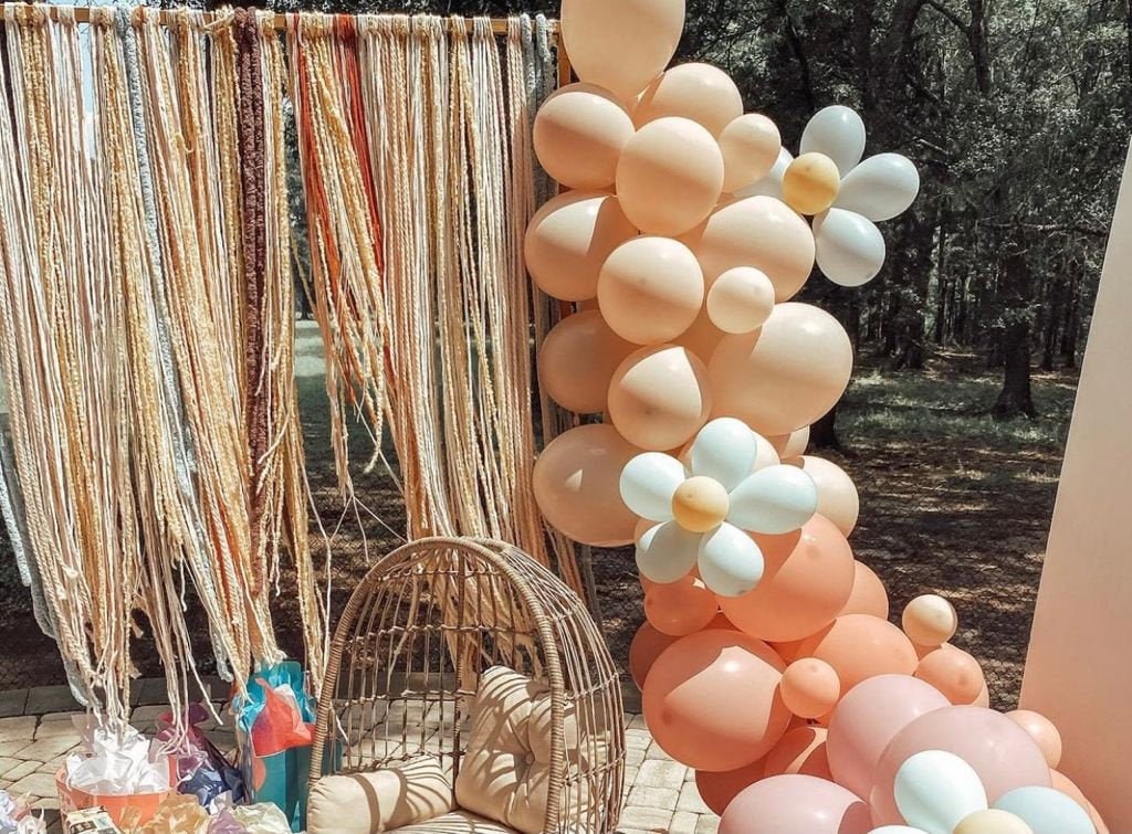 6-16ft Beige Balloon Garland Kit DIY Boho Balloon Arch Wedding Decoration  Doubled Stuffed Balloon Baby Shower Garland Peach Balloons Garland 